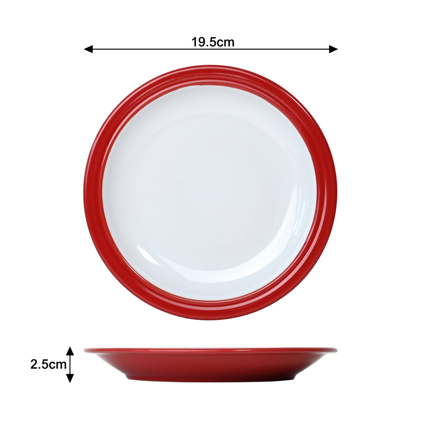 Camden Red Stoneware Dinnerware Set, 16 Pieces
