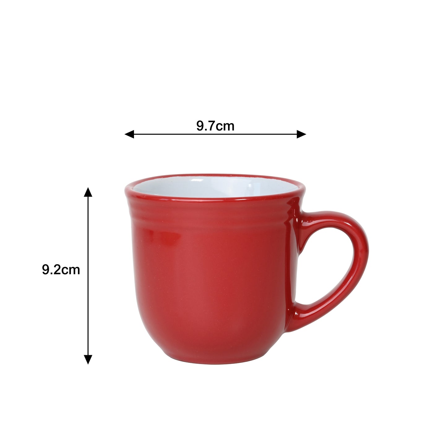 Camden Red Stoneware Dinnerware Set, 16 Pieces