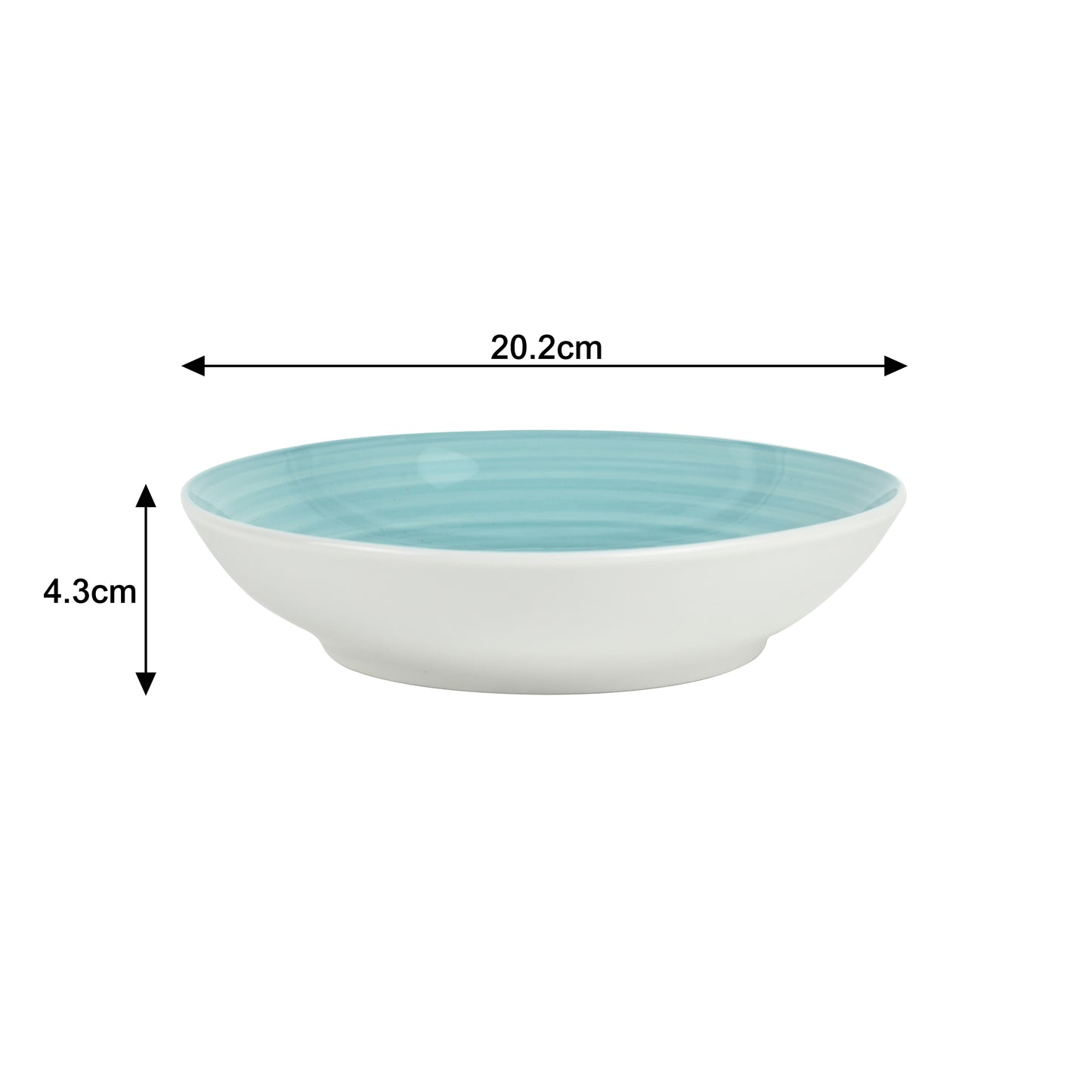 16pc Aqua Spin Wash Dinner Set