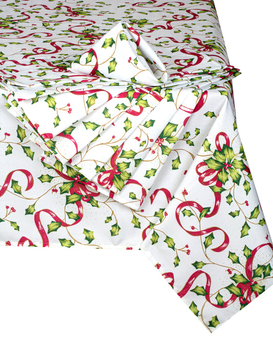 9pc Holly Table Linen Set