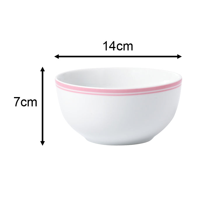 16pc St Ives Stripe Dinner Set - Pink