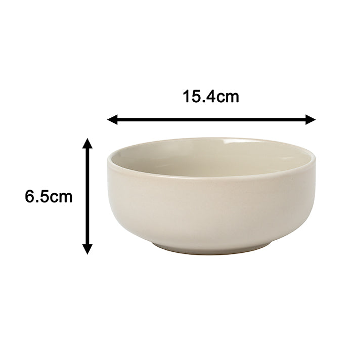 12pc 2tone (Matt & Shiny) Stone & Cream Dinner Set
