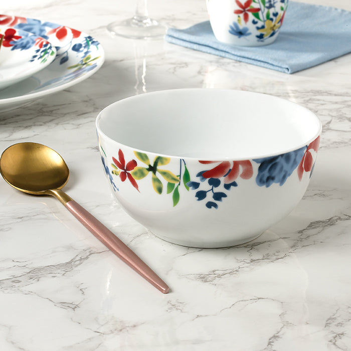 16pc Watercolour Floral Dinner Set