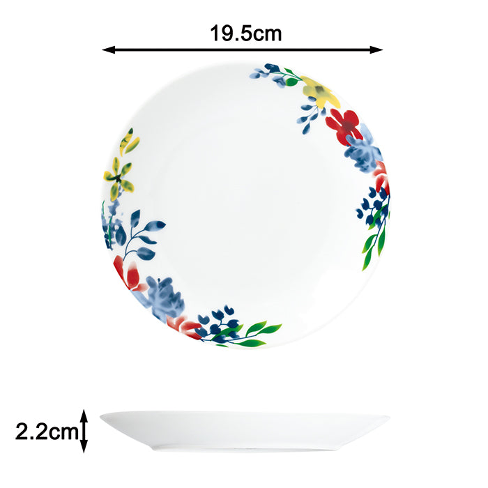 16pc Watercolour Floral Dinner Set
