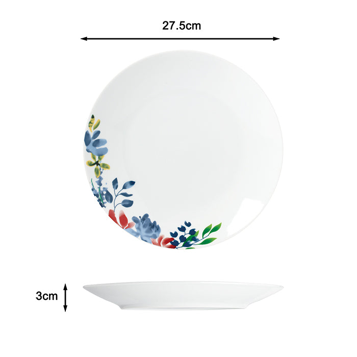 16pc Watercolour Floral Dinner Set