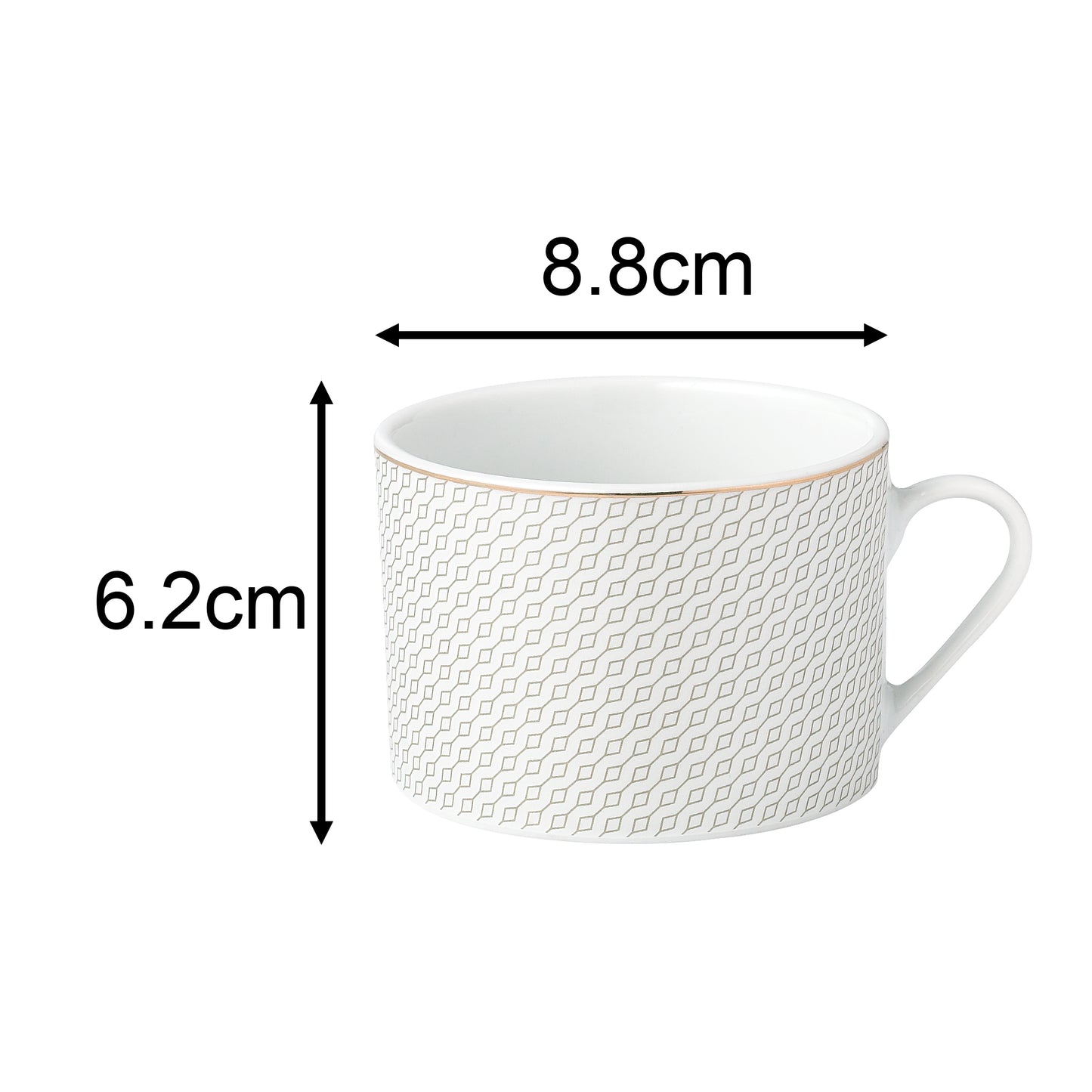 Premium Diamond & Gold Christmas Porcelain Dinnerware, 20 Pieces