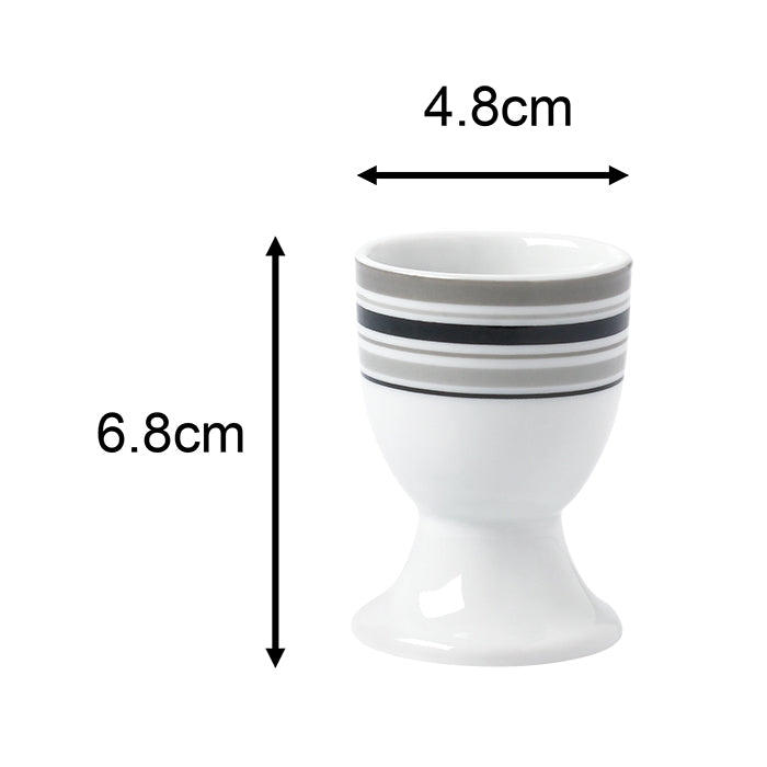 Grey Brompton Combination Tableware Set; Porcelain, Placemats and Cutlery, 80 Pieces