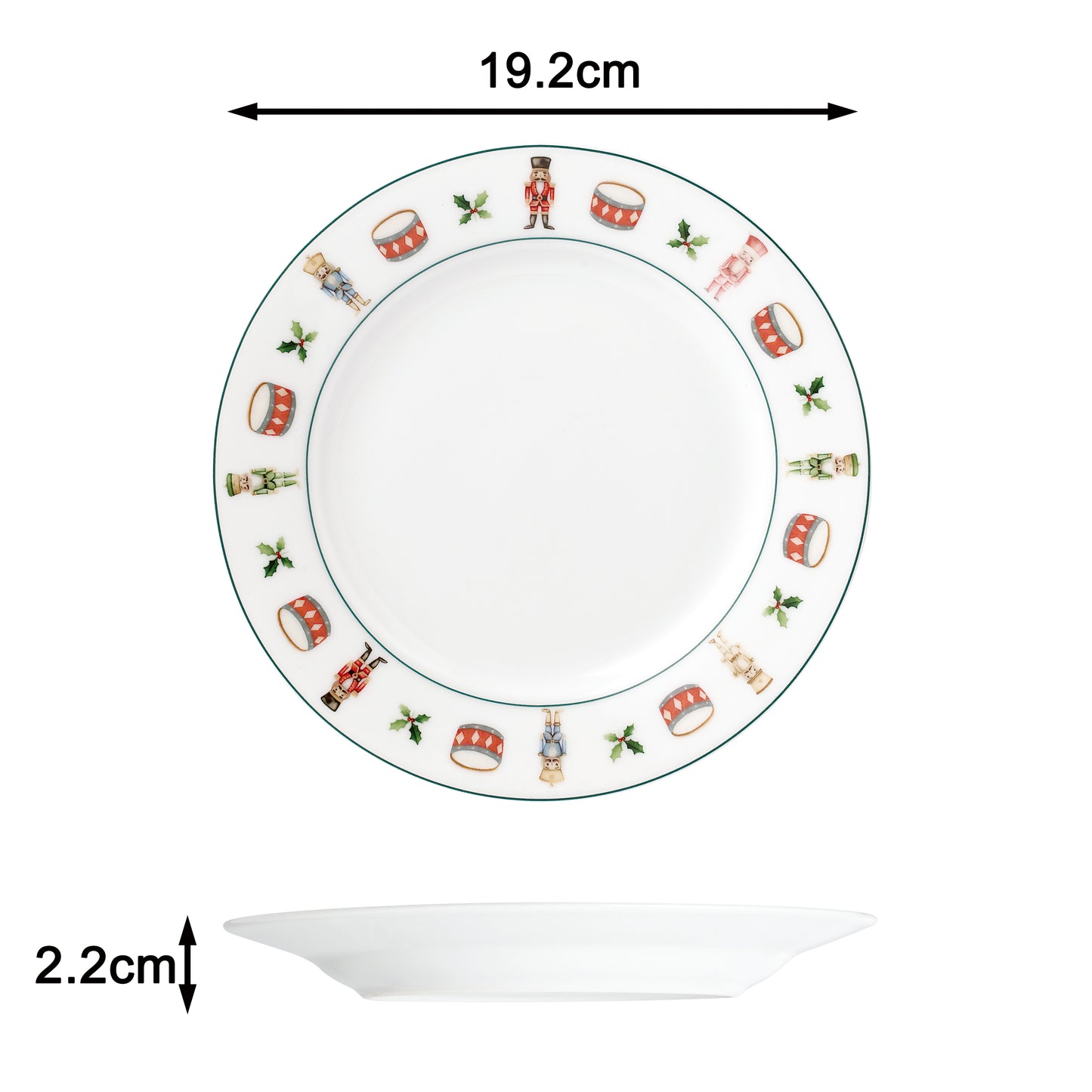 12pc Nutcracker Dinner Set