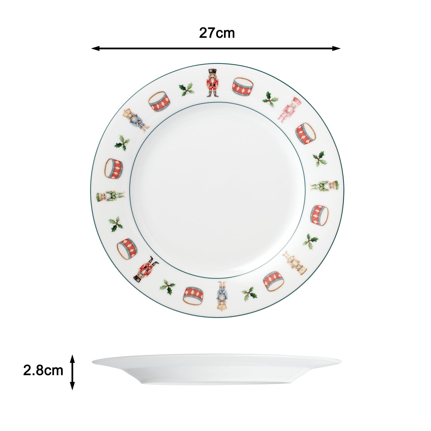 12pc Nutcracker Dinner Set