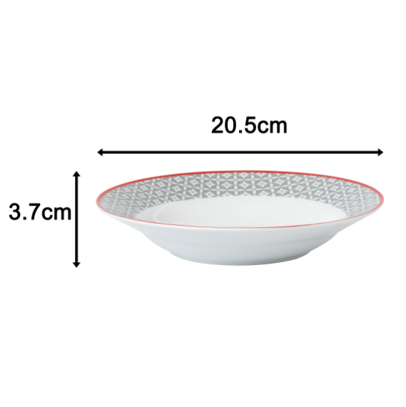 Graphite Grey Porcelain Dinnerware Set, 16 Pieces