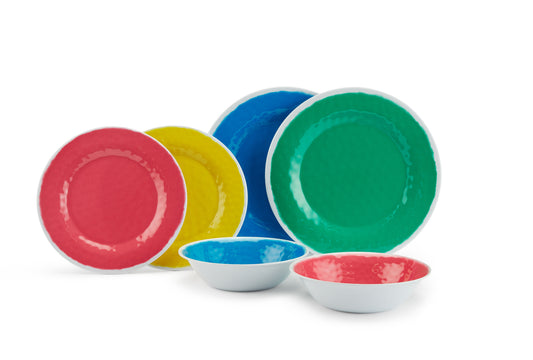 12pc Melamine Summer Mix & Match