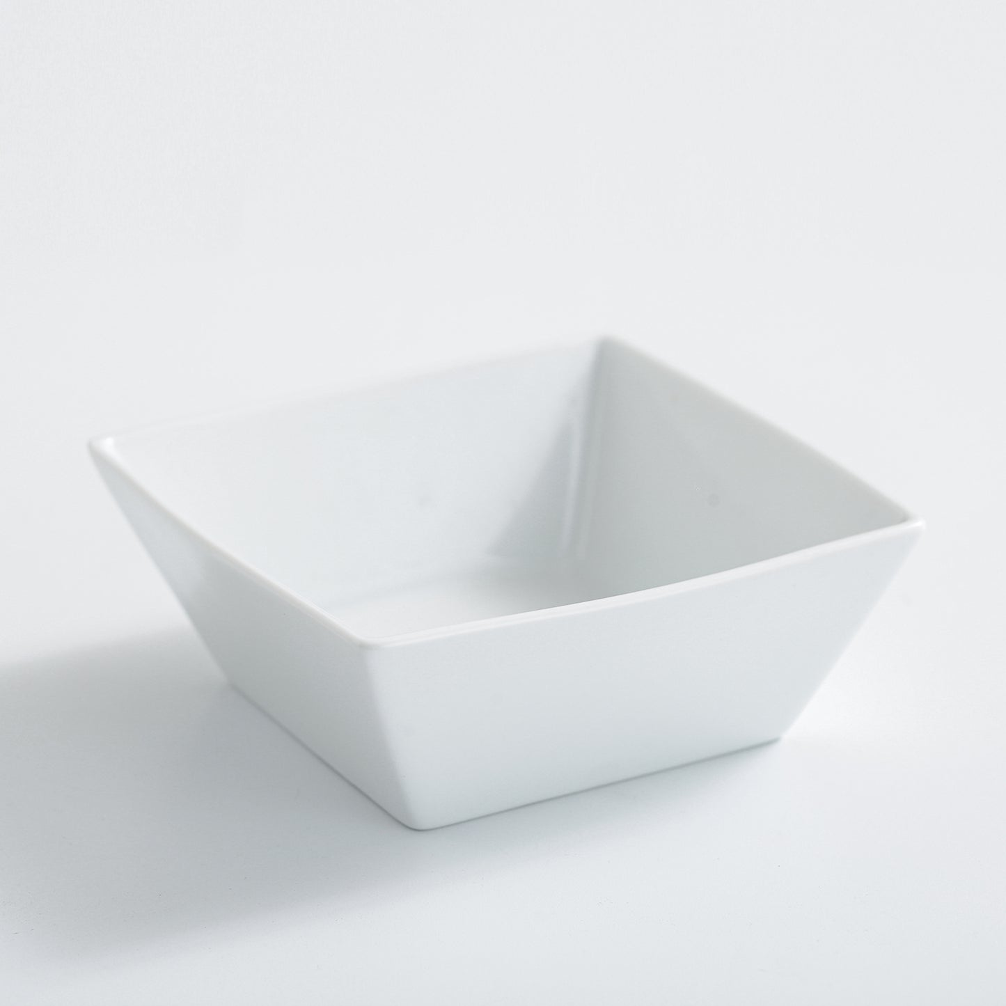 White Square Porcelain Dinnerware Set, 12 Pieces