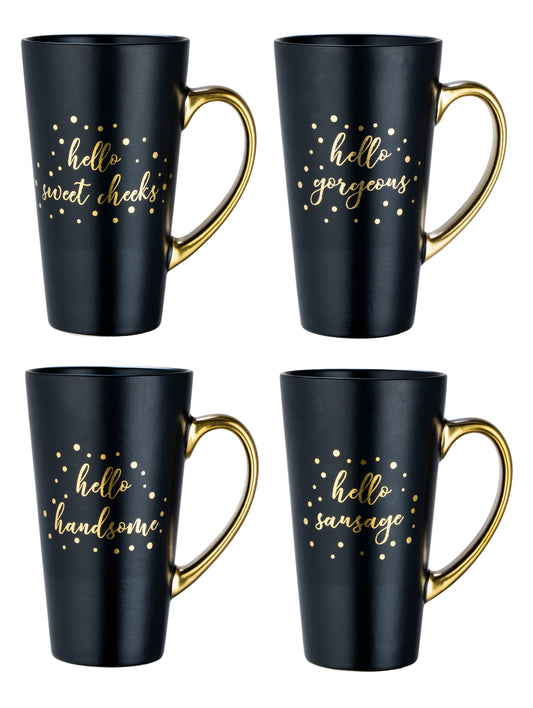 4pc You Had Me @ Hello Mug Set