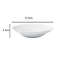 4 Piece Large White Pasta Bowls