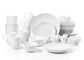 42 Piece Simply White Coupe Dinner Set