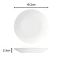 42 Piece Simply White Coupe Dinner Set