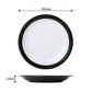 16 Piece Black Camden Dinner Set