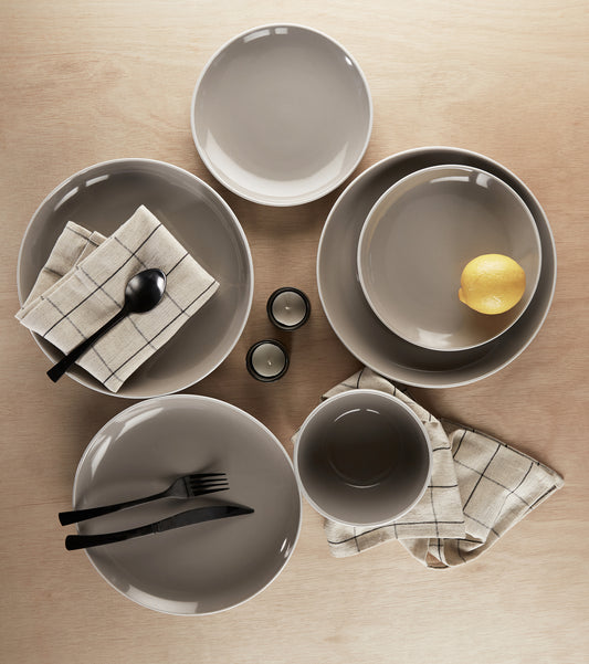 12pc Dinner Set  Grey