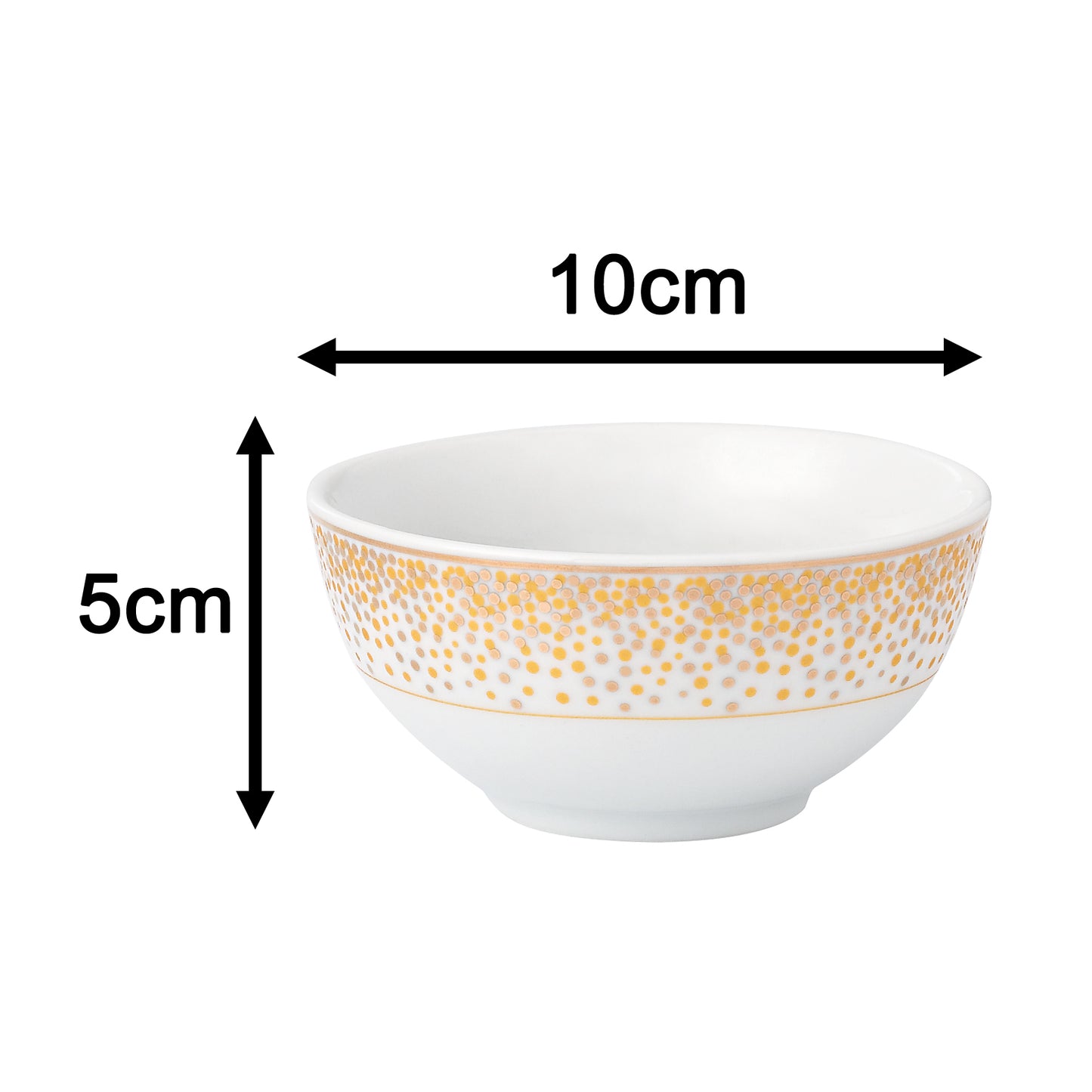 Gold Sparkle Christmas Porcelain Dinnerware Set, 50 Pieces