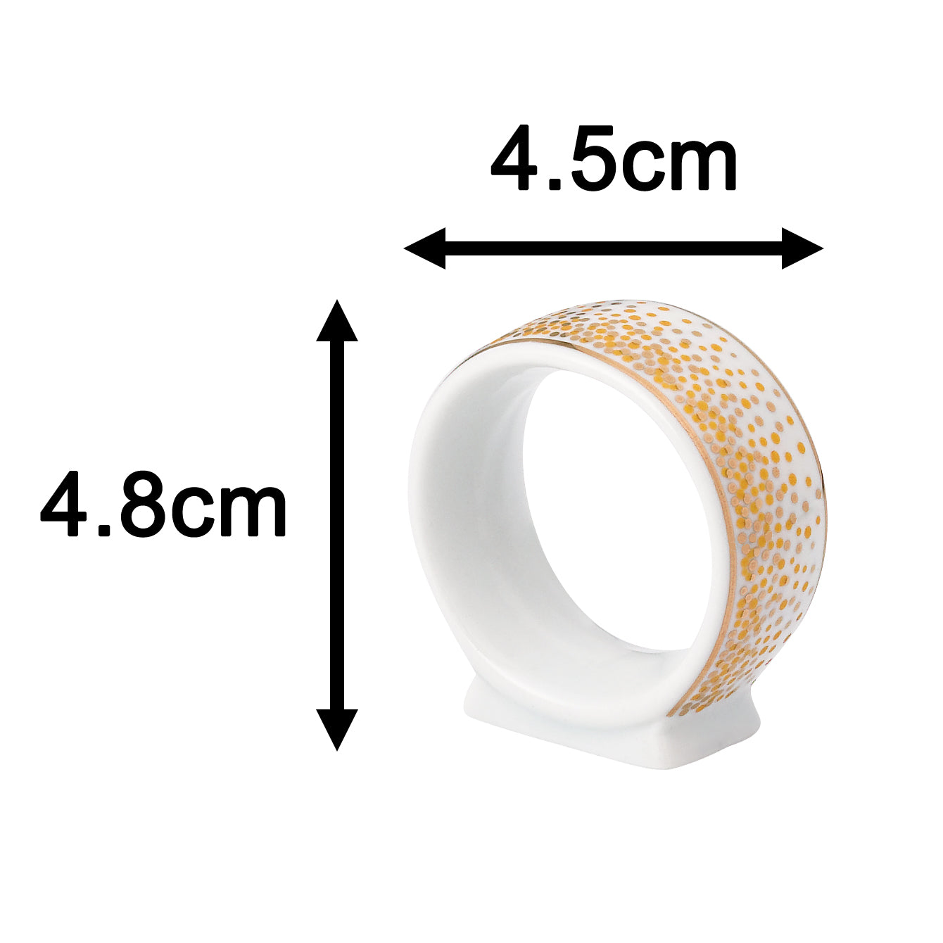 Gold Sparkle Christmas Porcelain Dinnerware Set, 50 Pieces