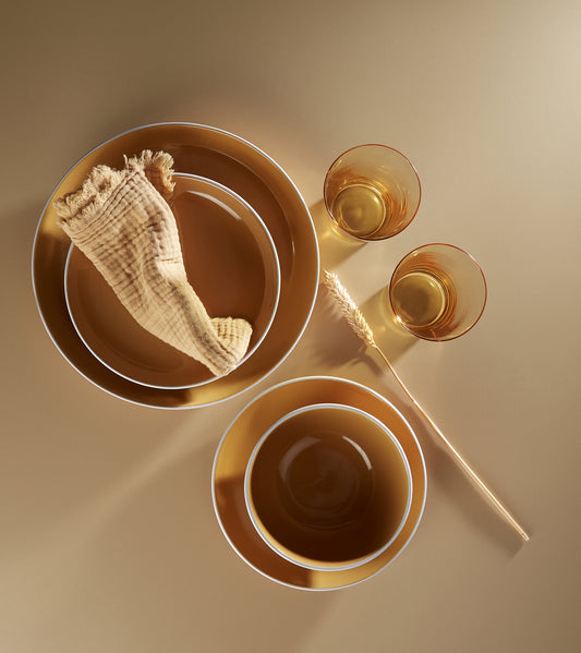 12pc Saffron Dinner Set