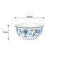 16PC BLUE FLORAL DINNER SET