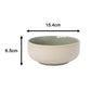 12pc 2tone (Matt & Shiny) Green & Cream Dinner Set