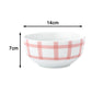 12pc Gingham Pastels Dinner Set