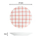 12pc Gingham Pastels Dinner Set
