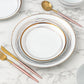 12pc Gold Swirl Dinner Set