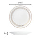 12pc Gold Swirl Dinner Set