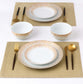 12pc Gold Sparkle Dinner Set