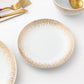 12pc Gold Sparkle Dinner Set