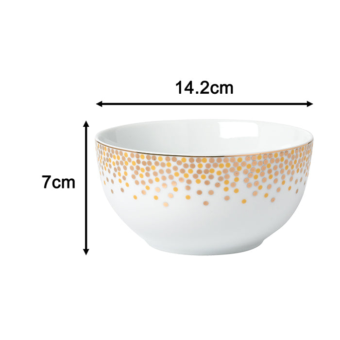 12pc Gold Sparkle Dinner Set