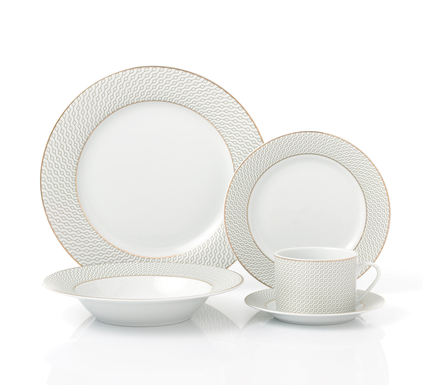 20pc Premium Diamond Dinner Set