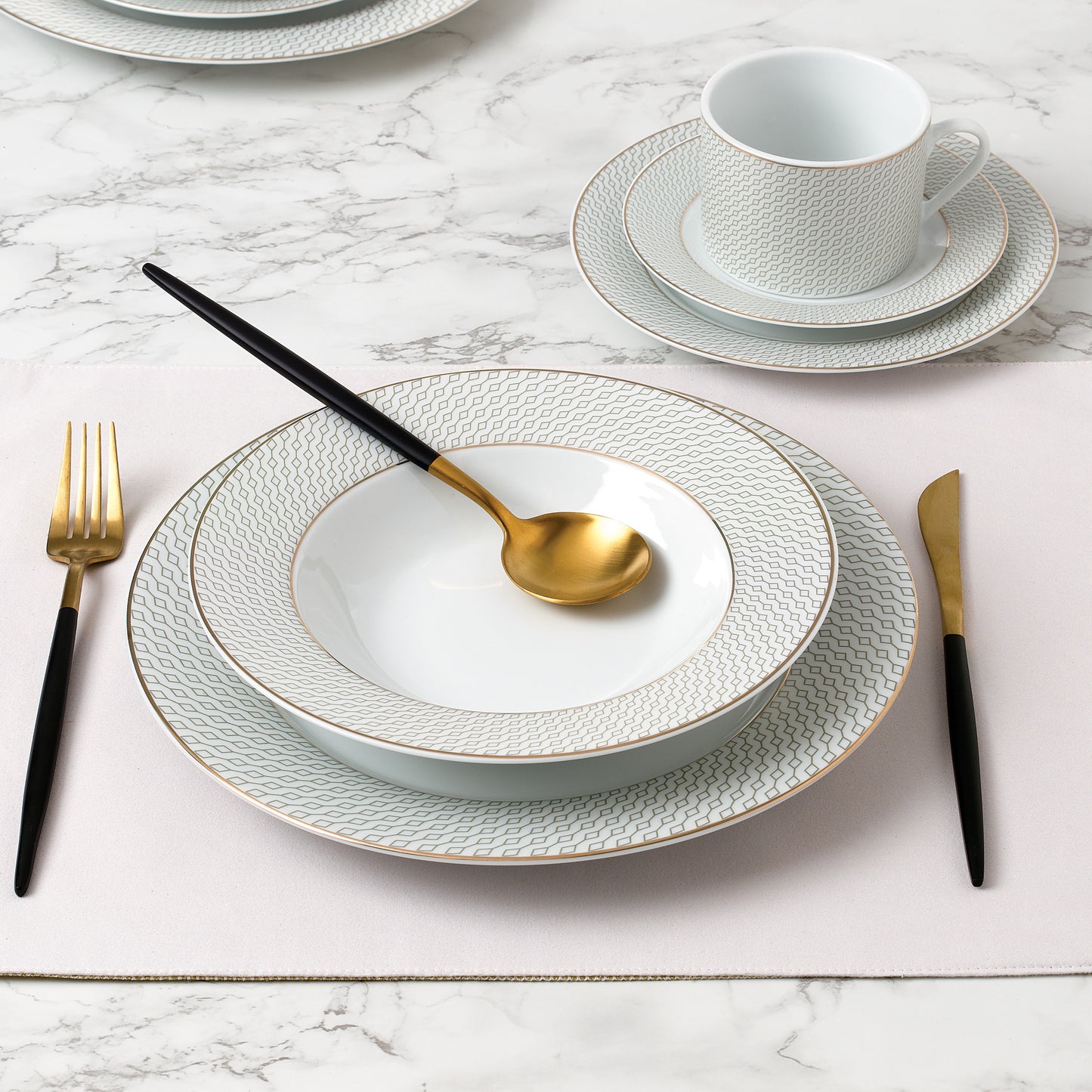 20pc Premium Diamond Dinner Set
