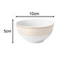 Gold Radiance Porcelain Dinnerware Set, 50 Pieces