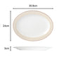 Gold Radiance Porcelain Dinnerware Set, 50 Pieces