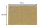 Gold Radiance Porcelain Dinnerware Set, 50 Pieces