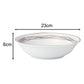 Gold Swirl Porcelain Dinnerware, 35 Pieces