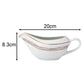 Gold Swirl Porcelain Dinnerware, 35 Pieces
