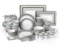 80pc Grey Brompton Dinner Set
