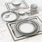 80pc Grey Brompton Dinner Set