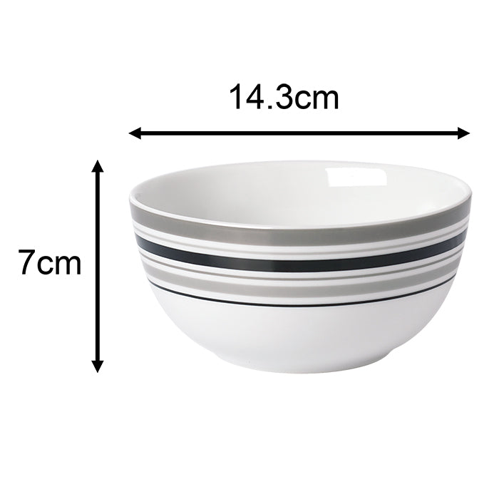 80pc Grey Brompton Dinner Set