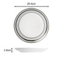 80pc Grey Brompton Dinner Set