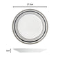 80pc Grey Brompton Dinner Set