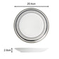 56pc Grey Brompton Dinner Set- No Cutlery