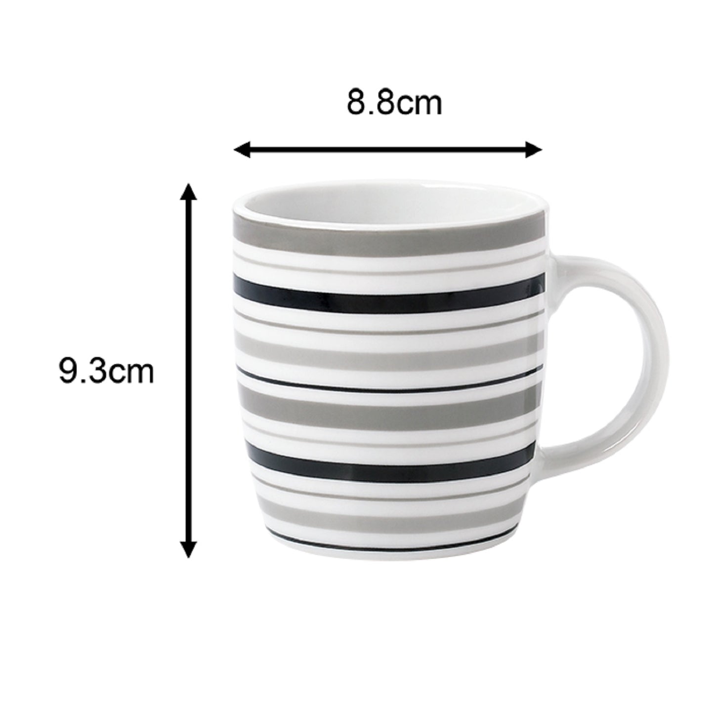 56pc Grey Brompton Dinner Set- No Cutlery