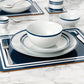 80pc Blue Bistro Combo Set