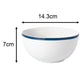 56pc Blue Bistro Dinner Set-No Cutlery